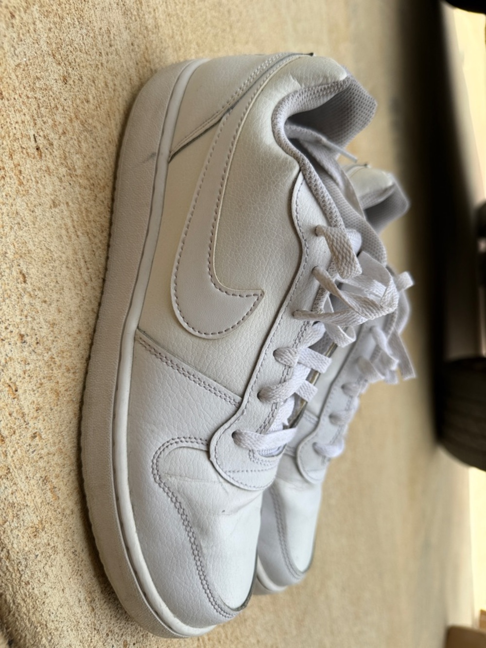 Nike White Low-Top Leather Sneakers